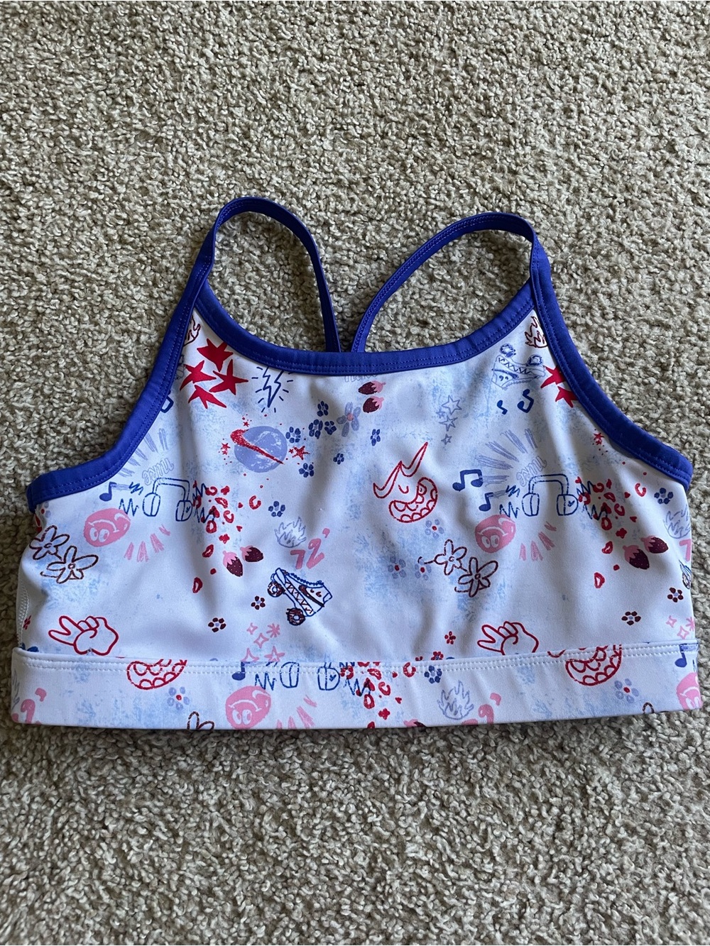 Nike Girls Printed Sports Bra